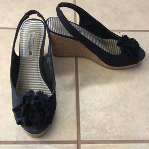 Black American Eagle Wedges Size 7 1/2